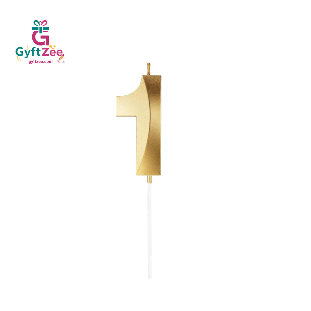 Number "1" Cake Topper Candle - Perfect for Birthday & Anniversary Celebrations