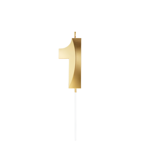 Number "1" Cake Topper Candle - Perfect for Birthday & Anniversary Celebrations