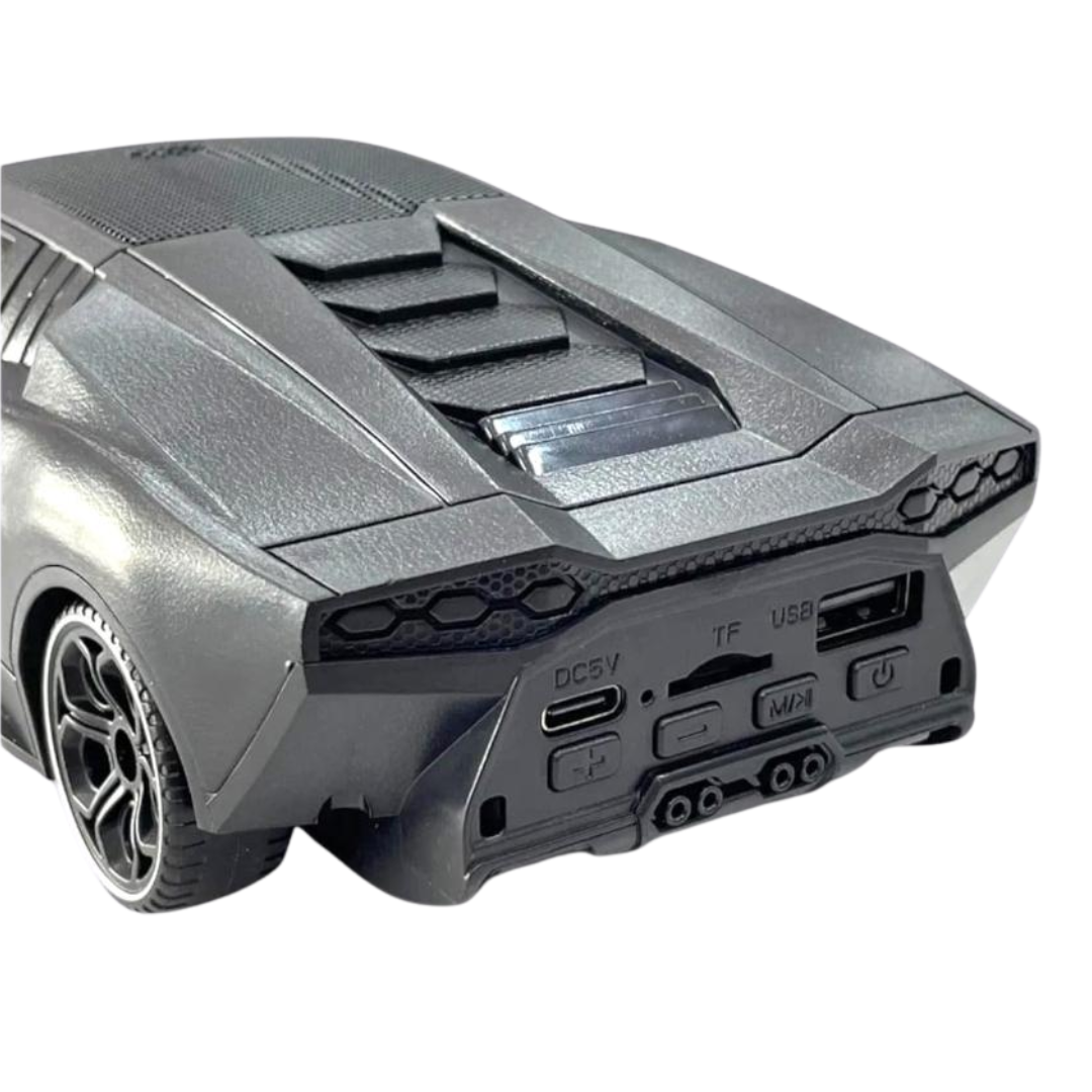 [Random color] Car Shaped Bluetooth Speaker HF-F121 | Wireless Stereo | Portable Audio for Home, Kids, Travel & Gifting