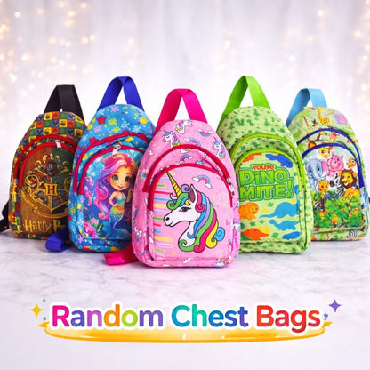 [Return Gift, Pack of 10] Kids Chest Bag [Assorted]
