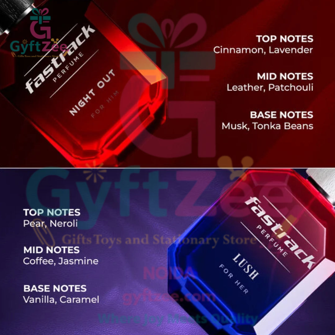 [Combo] Fastrack Men & Women Gift Pack | 2 x 50ml | Best online Price in India | Noida