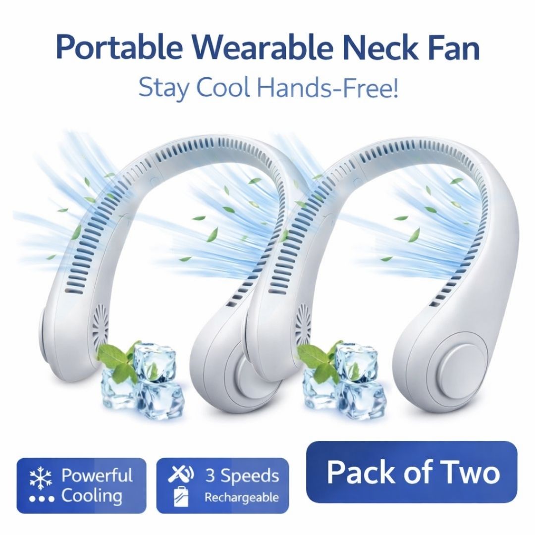 Premium Portable Bladeless Neck Fan – gyftzee