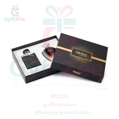 Skinn by Titan, Nude & Steele Perfume 100 mL (Pack of 2) for Men & Women | Gift Pack | Best online Price in India | Noida