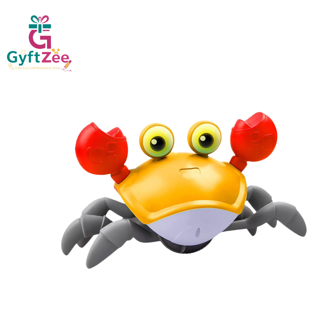 Crawling Crab Baby Toy | Interactive Tummy Time Toy with Music & LED Lights for Kids