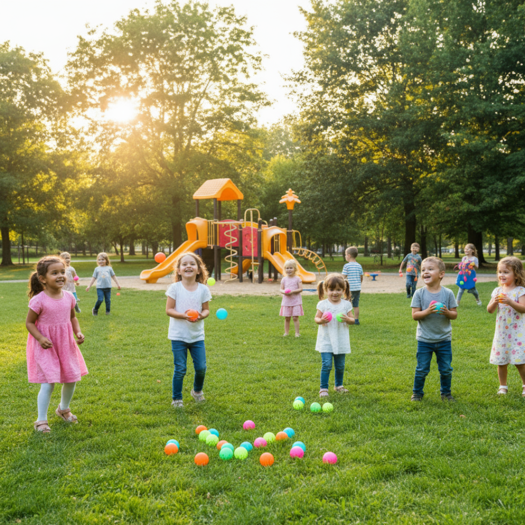 (Random Color, 2 pcs) Small Jumping Bouncy Ball [approx 4 cm dia]