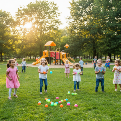 (Random Color, 2 pcs) Small Jumping Bouncy Ball [approx 4 cm dia]