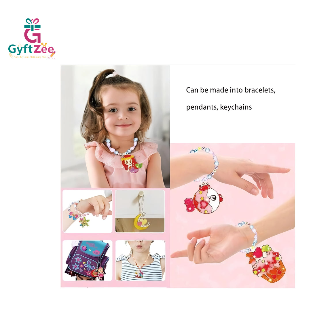 DIY Jewelry Making Kit for Kids | Colorful Beads, Chains, Pendants & Art and Craft Set