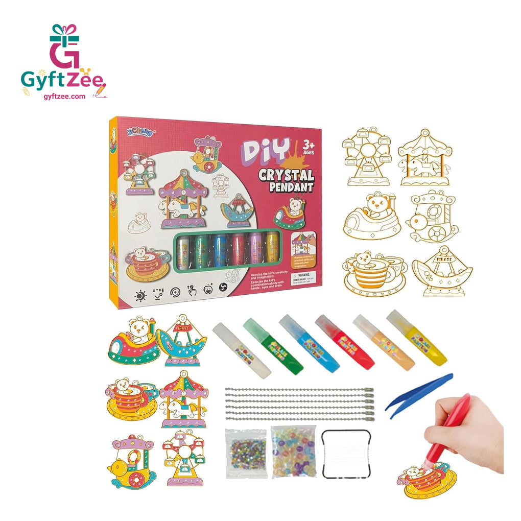 DIY Jewelry Making Kit for Kids | Colorful Beads, Chains, Pendants & Art and Craft Set