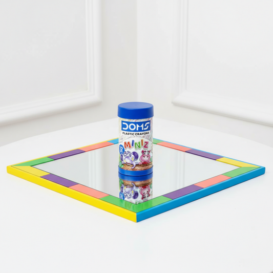 DOMS Plastic Crayons 12 Shades Miniz – Vibrant Colours for Kids’ Art and School Projects