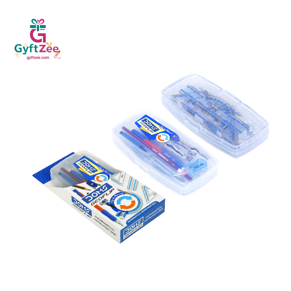 DOMS Geoflip Geometry Box - Innovative Mathematical Drawing Kit