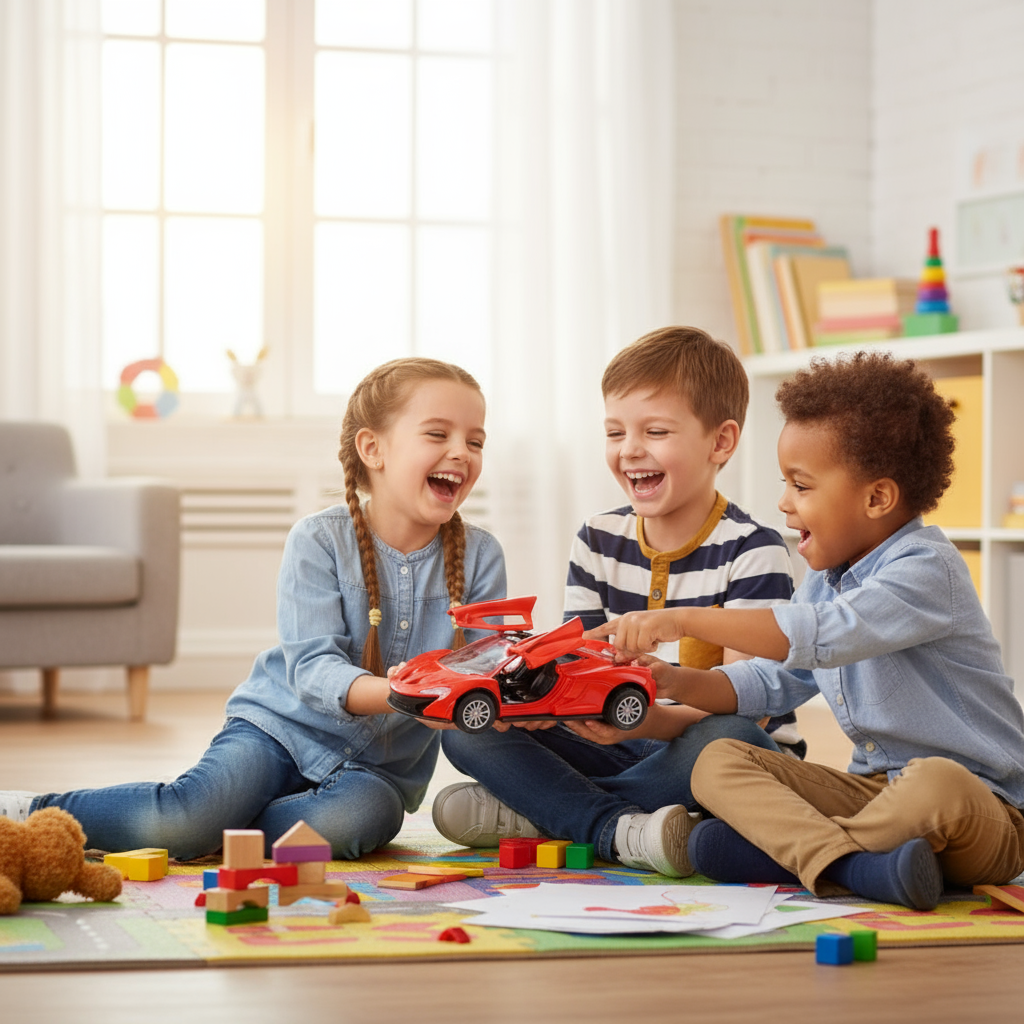 [Random color] Die-Cast Sports Racer Car | Metal Pull-Back