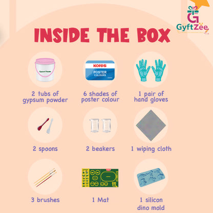 DIY Dinosaurs Chalk Making Kit | Creative Art & Craft Set