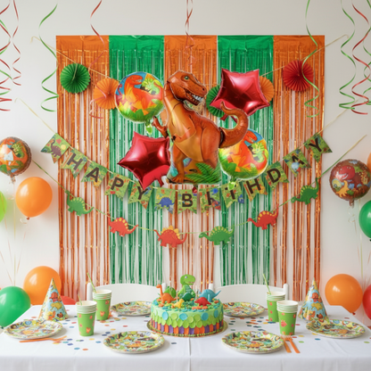 DINO Character Balloons Set of 5 - Party decoration