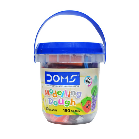 DOMS Modelling Dough 10 Shades 150 gm - Perfect for Art, Crafts & Hobbyists