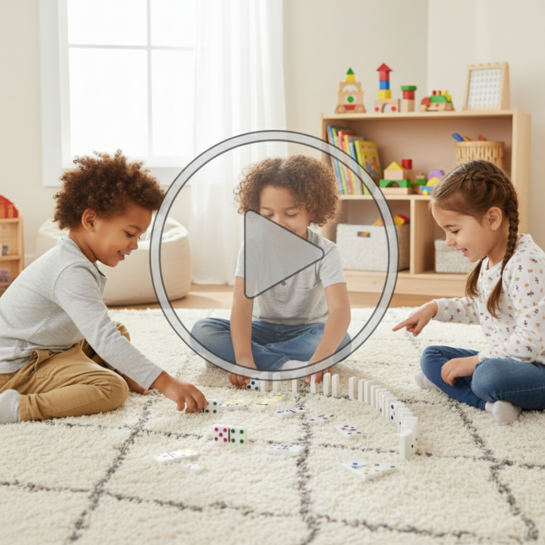 Double 6 Dominoes Game Set for Kids & Family – Classic Color Dot Tiles in Tin Box | Mexican Train, Blocking & Scoring Play