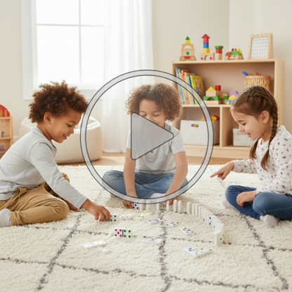 Double 6 Dominoes Game Set for Kids & Family – Classic Color Dot Tiles in Tin Box | Mexican Train, Blocking & Scoring Play