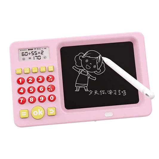 2-in-1 Early Math Learning Calculator Toy Tablet | Educational Screen