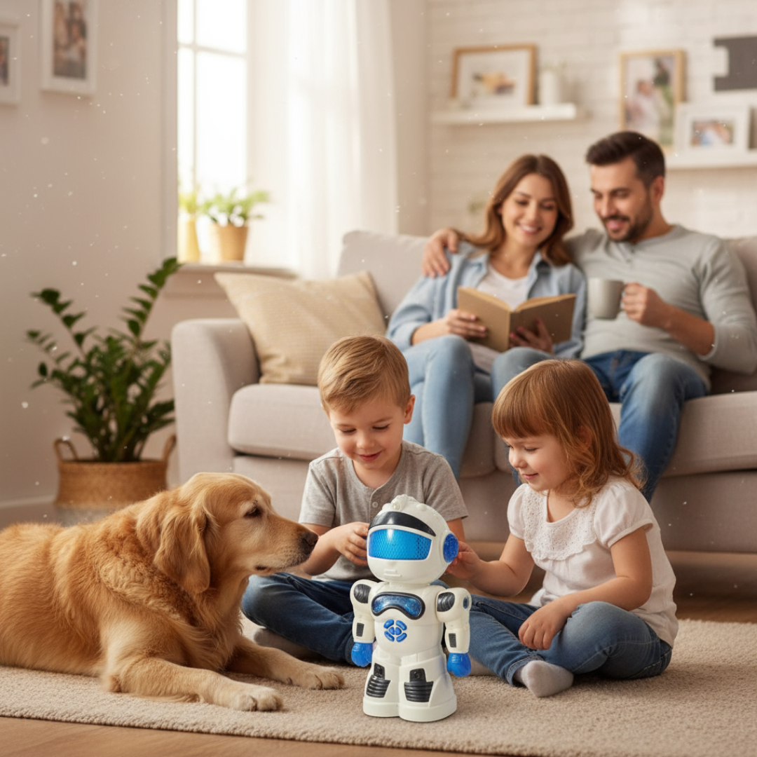 [Random color] Educational Smart Robot – Light, Sound & Interactive Learning Toy