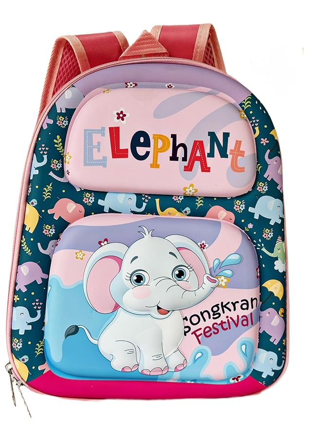 3D Character School Bag [Lion] - Trendy Backpack for Nursery & Pre-Primary Kids