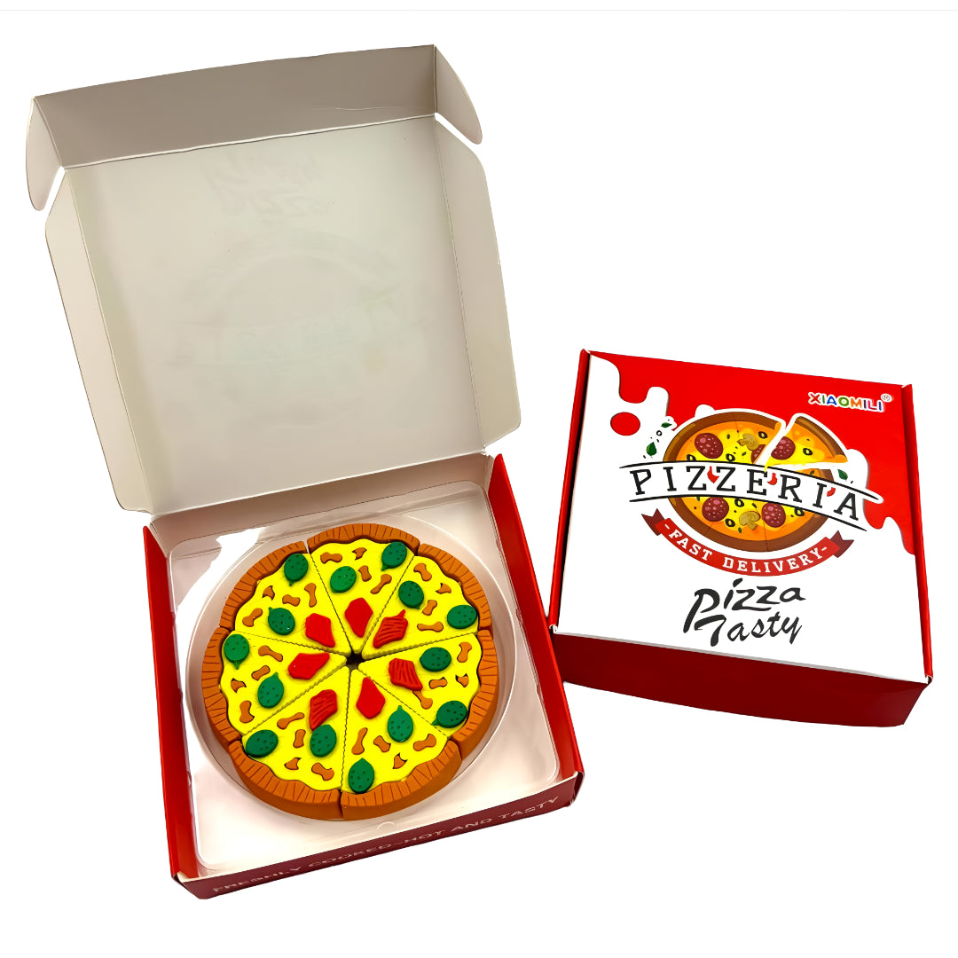 Eraser Pizza Shaped – Fun and Functional Stationery for Kids