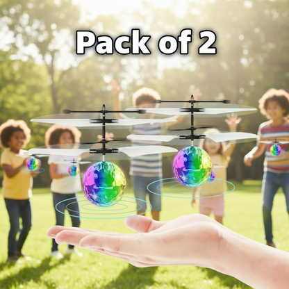 [Pack of 2 - Twins] UFO Crystal  Hand Sensor Ball