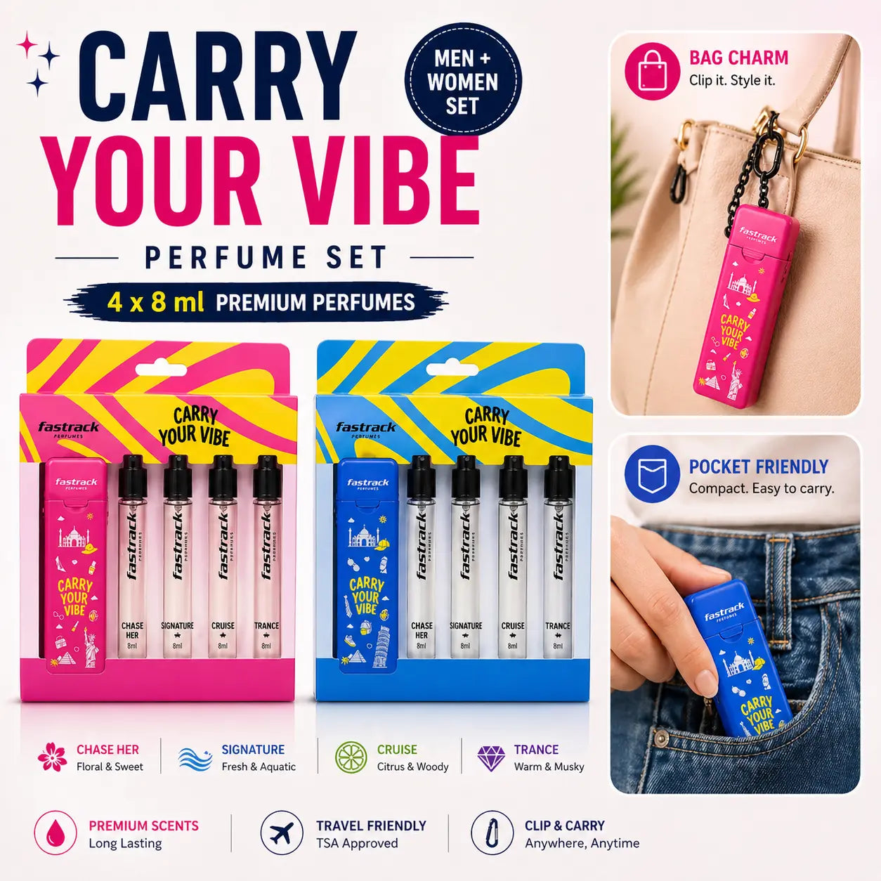 "Cool Combo" Bladeless Neck Fan + Perfume