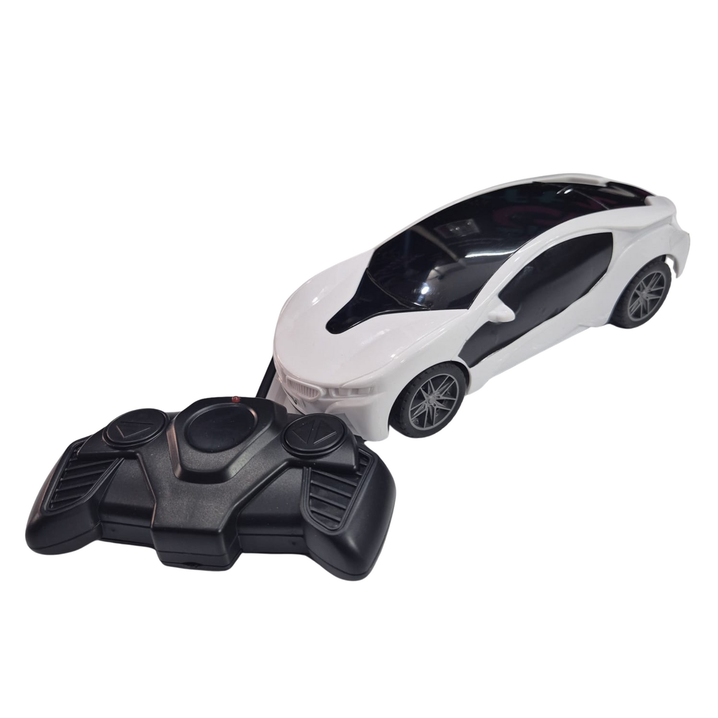 Battery 3D FAMOUS CAR with lighting and remote control features (Random Color)