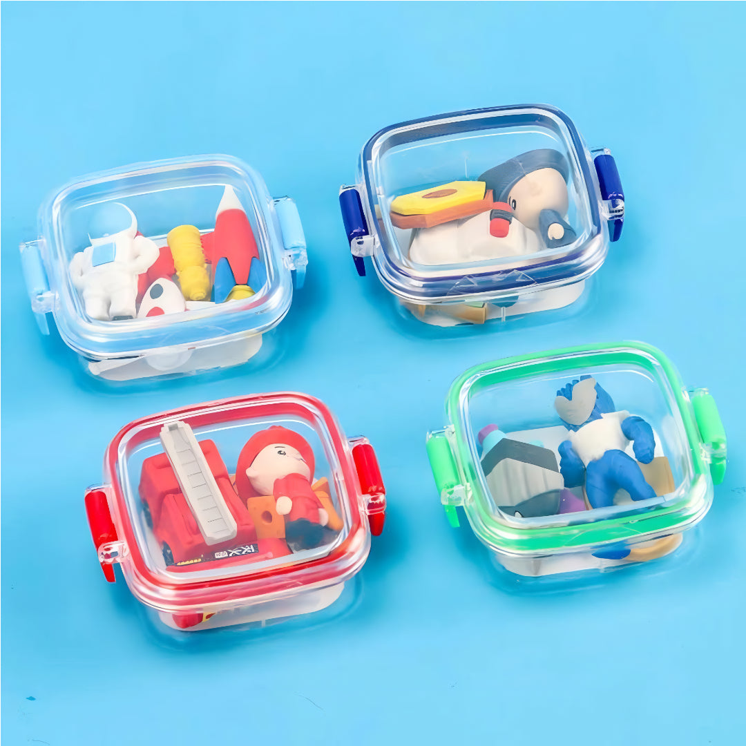 Fancy & Stylish Colorful Erasers Set - Perfect Return Gift for Kids!