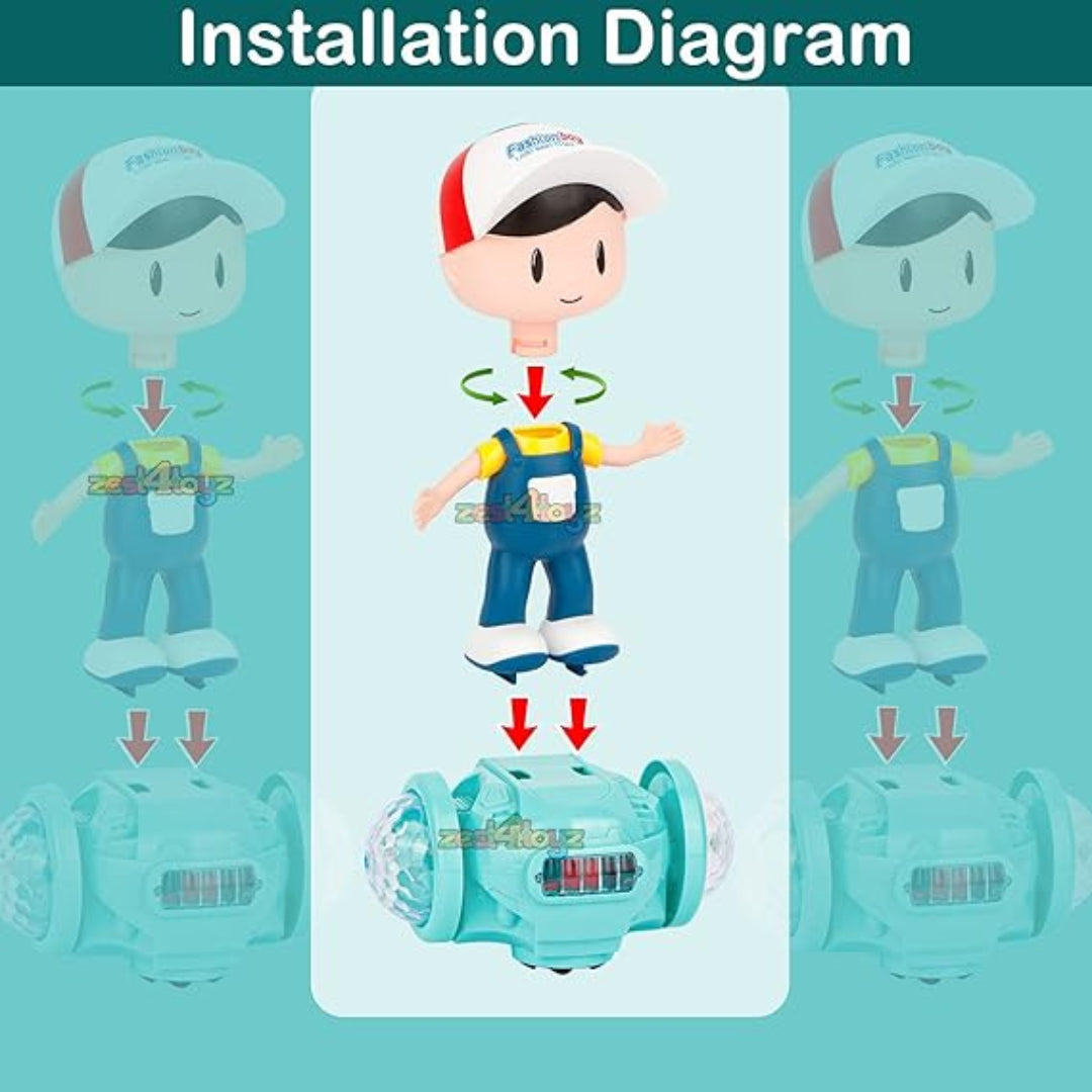 [Pack of 2, Random color] Fashion Boy | Lights & Sound [Kids 1-6 years]