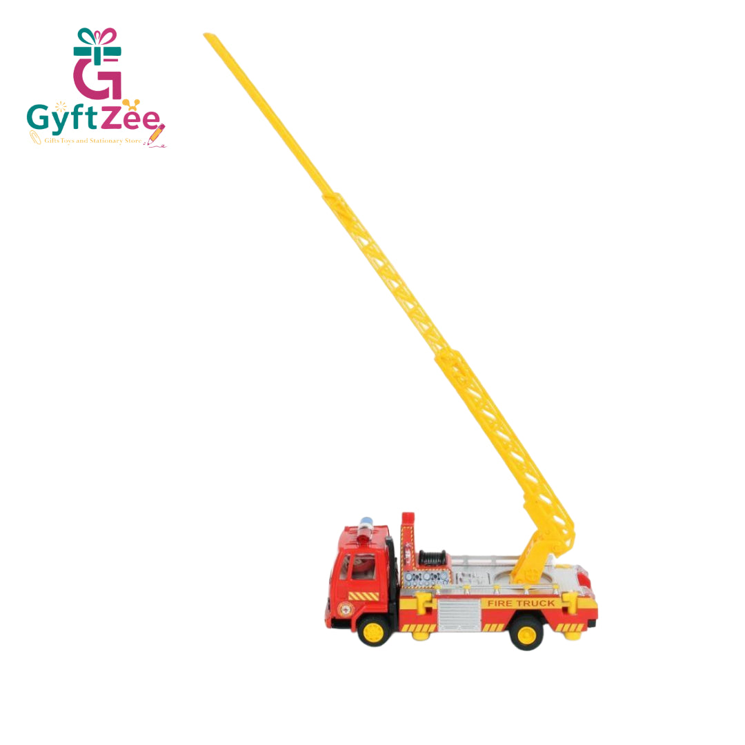 Centy Toys Fire Ladder Truck | Yellow Plastic Toy for Kids | Durable & Fun Play Vehicle