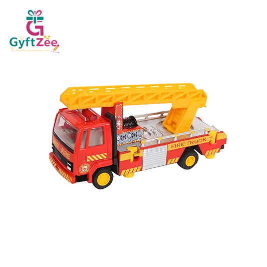 Centy Toys Fire Ladder Truck | Yellow Plastic Toy for Kids | Durable & Fun Play Vehicle