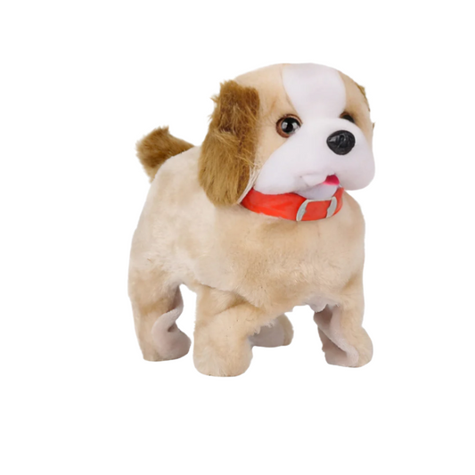 Jumping, Fliping, Walking, and Barking Battery-Operated Puppy Toy – Soft Plush Back-Flipping Dog for Kids