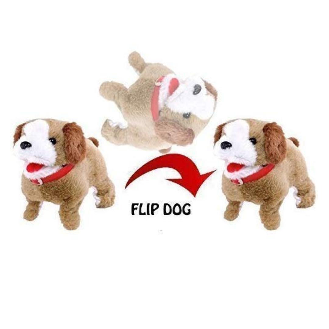 [Pack of 2 - Twins] Jumping, Fliping, Walking Battery-Operated Dog