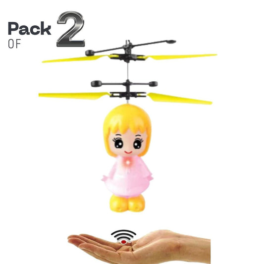 [Pack of 2 - Twins, Random Colors] Flying Little Fairy Doll | Hand Sensor Control