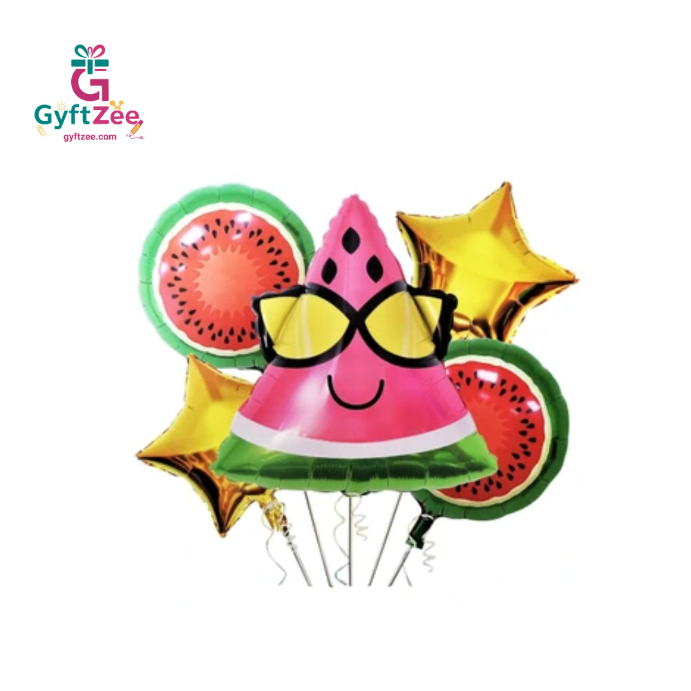 Fruit Character Balloons Set of 5 - Party decoration