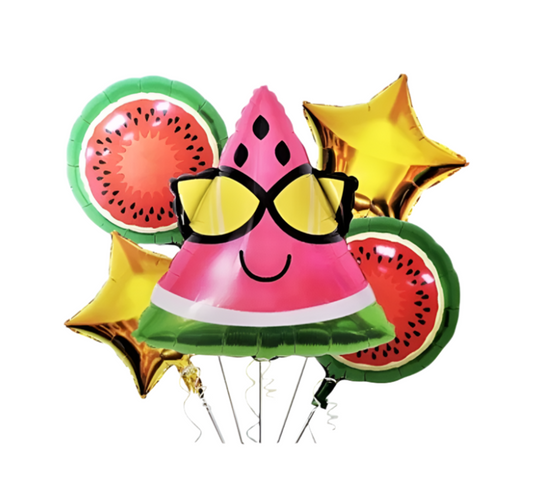 Fruit Character Balloons Set of 5 - Party decoration