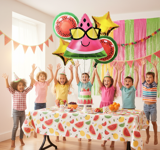 Fruit Character Balloons Set of 5 - Party decoration