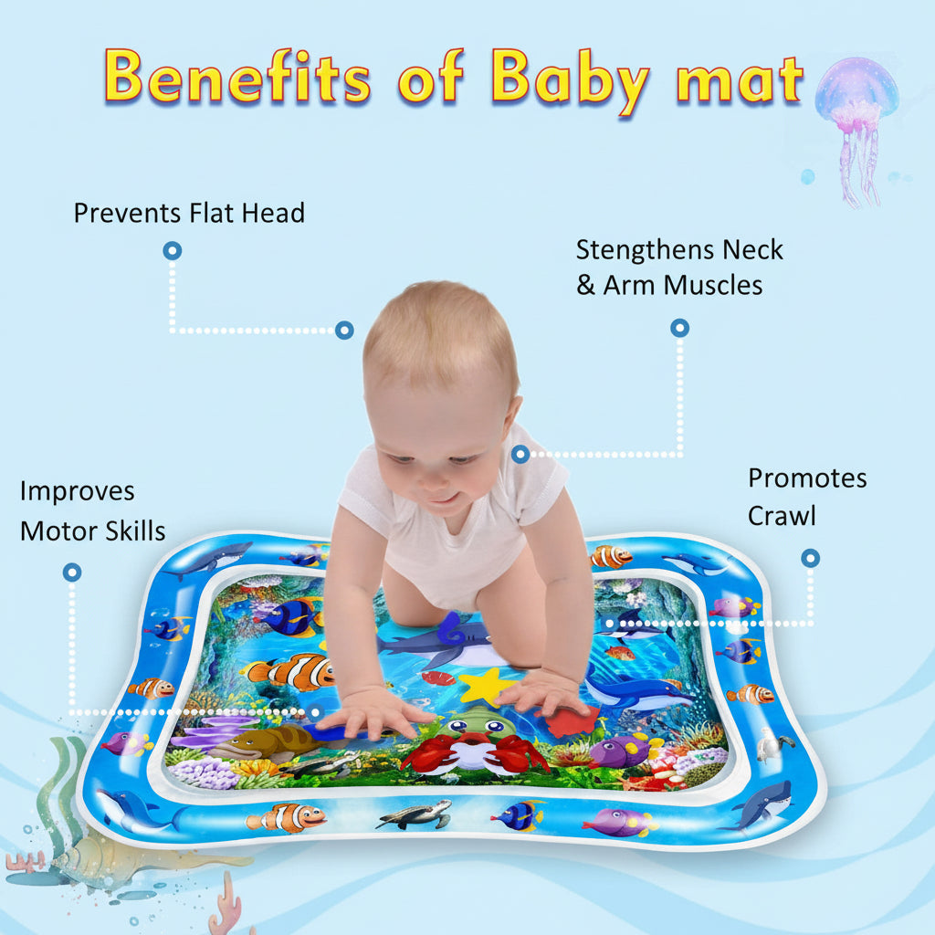 [Assorted, Square | Round] Water Play Mat [0-2 years]