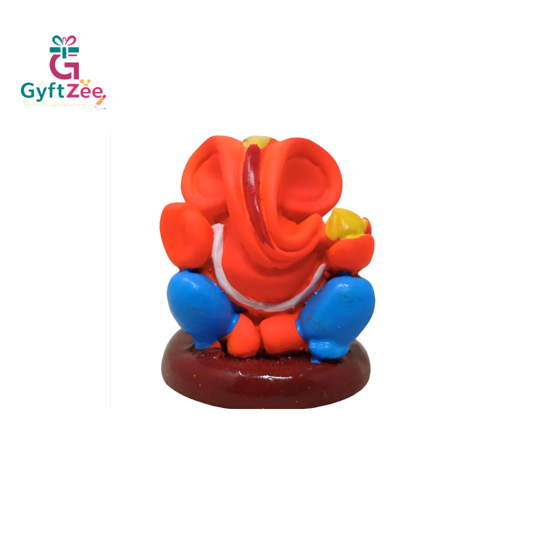 Lord Ganesha 5 CM Idol in Polyresin – Ideal for Car Dashboard, Home Décor, or Gifting
