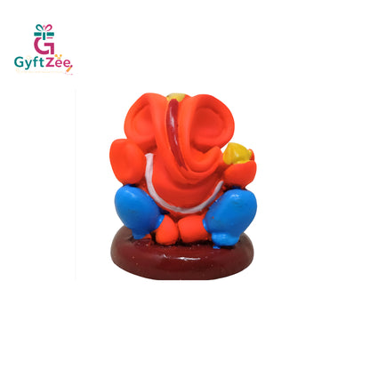 Lord Ganesha 5 CM Idol in Polyresin – Ideal for Car Dashboard, Home Décor, or Gifting
