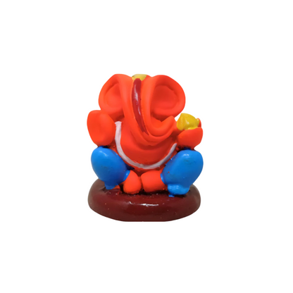 Lord Ganesha 5 CM Idol in Polyresin – Ideal for Car Dashboard, Home Décor, or Gifting