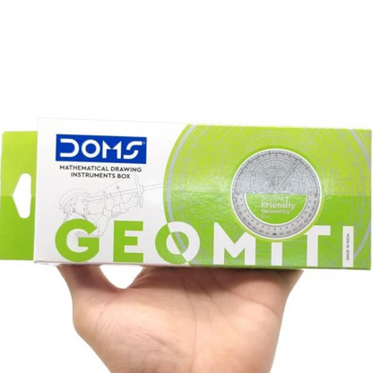 (1 box, Random Color) - DOMS Geomiti Geometry Box - Essential Mathematical Drawing Instruments for School | GyftZee