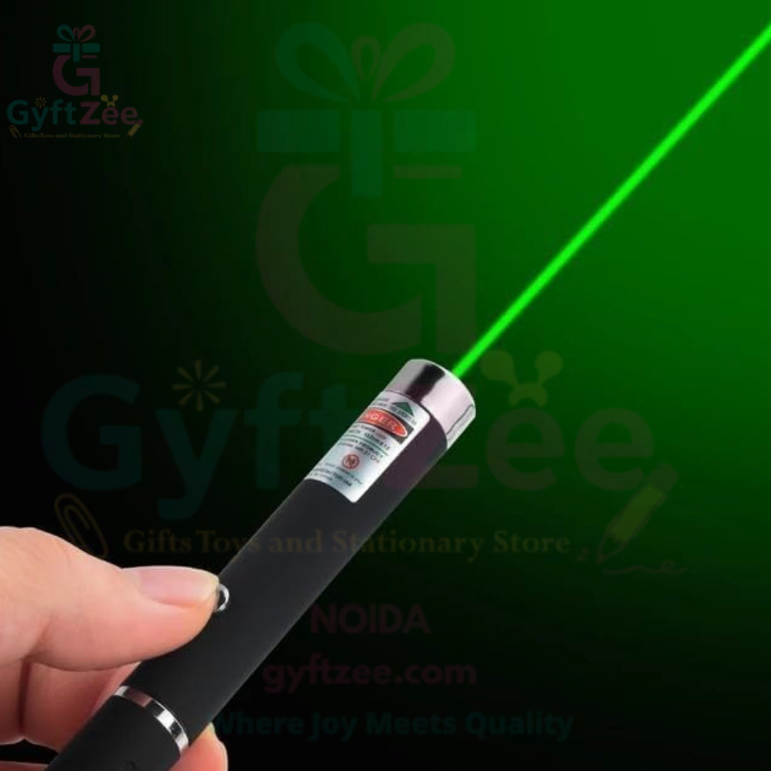 High-Power Green Laser Pointer – battery operated