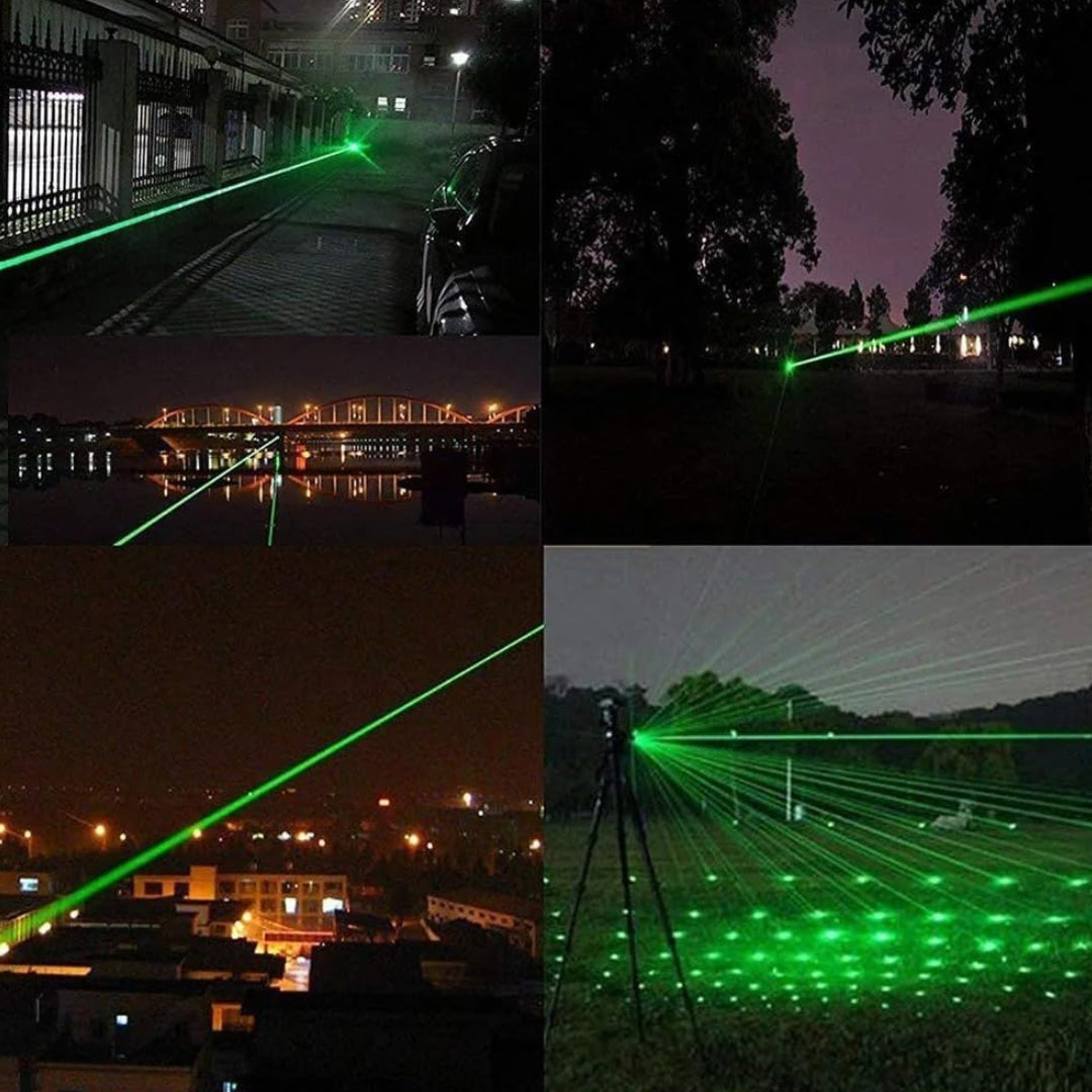 High-Power Green Laser Pointer – battery operated
