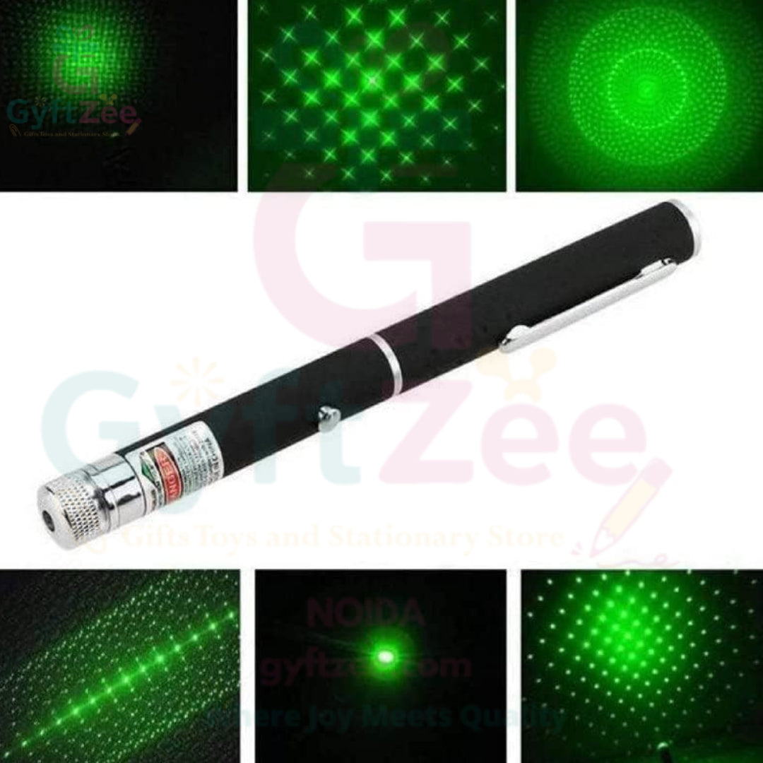 High-Power Green Laser Pointer – battery operated