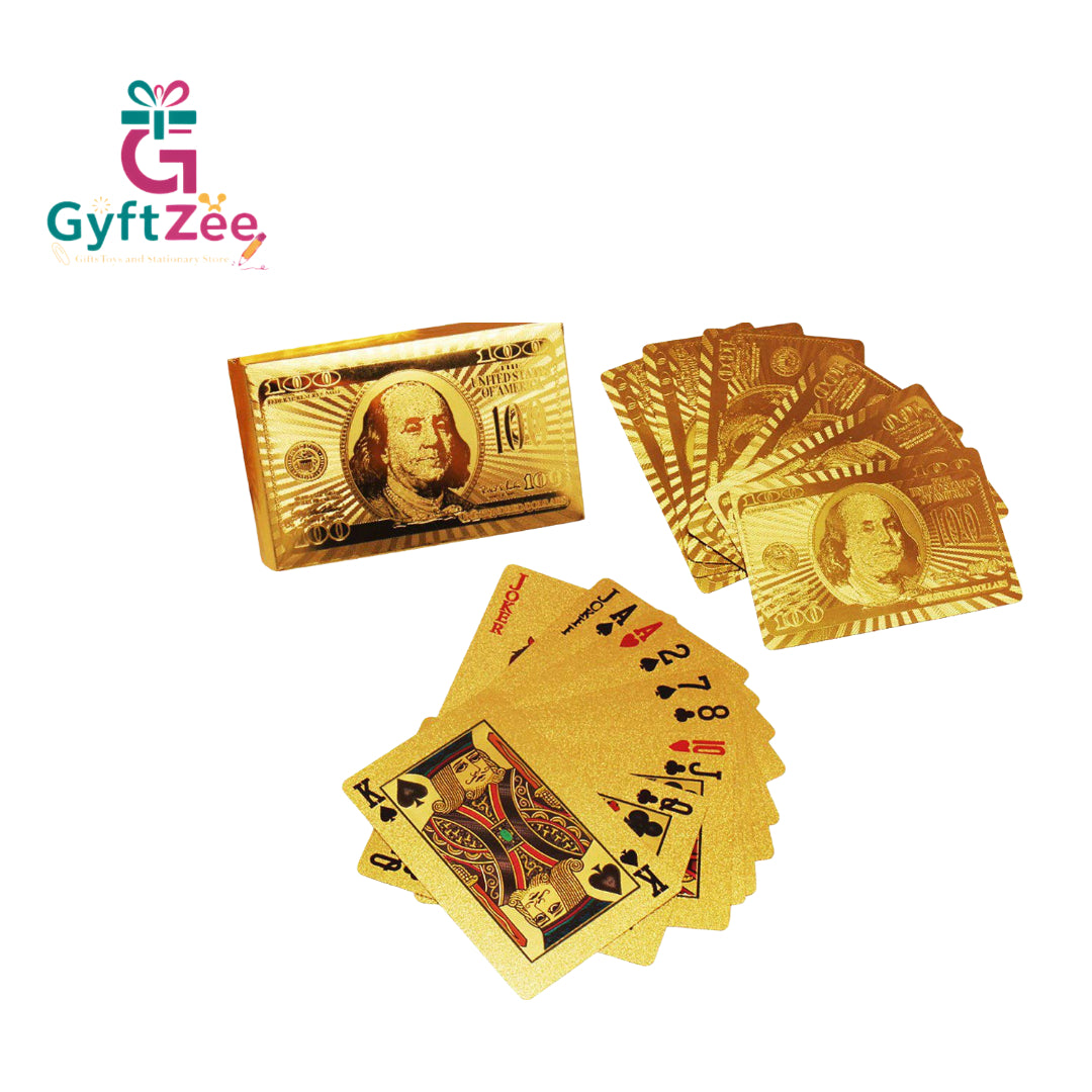 PLAYING CARDS GOLDEN