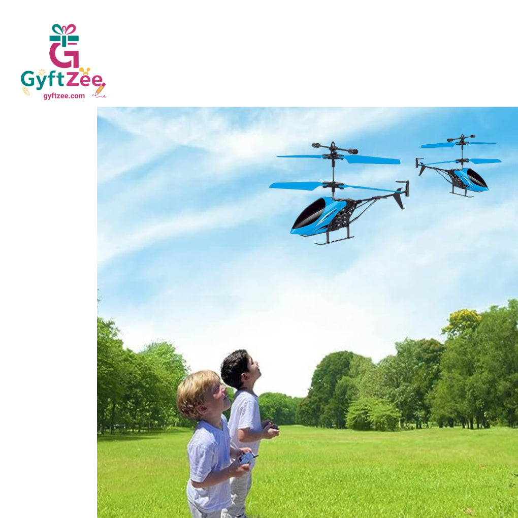 [Pack of 2 - Twins, Random Colors] Flying Doll and Helicopter | Hand Sensor Toy