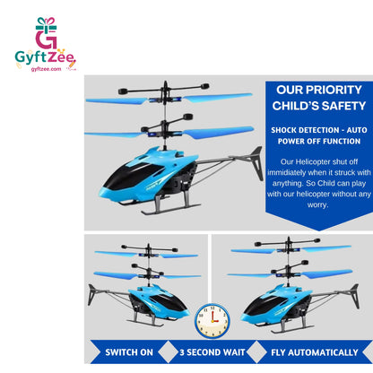 [Random color] Helicopter – Remote/Sensor Operated Lightweight Flyer