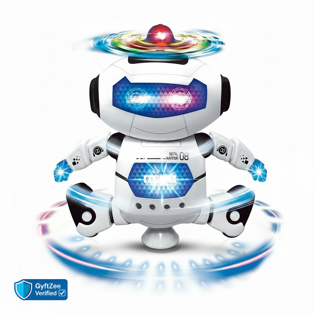 Dancing Robot (HERO) 3D LED Lights, Music Fun and Learning