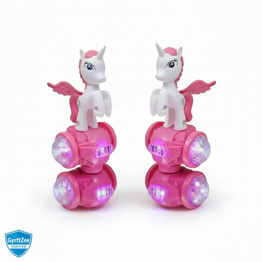[Pack of 2, Random color] Lovely Hover Unicorn | Light & Music [Kids 1-6 years]